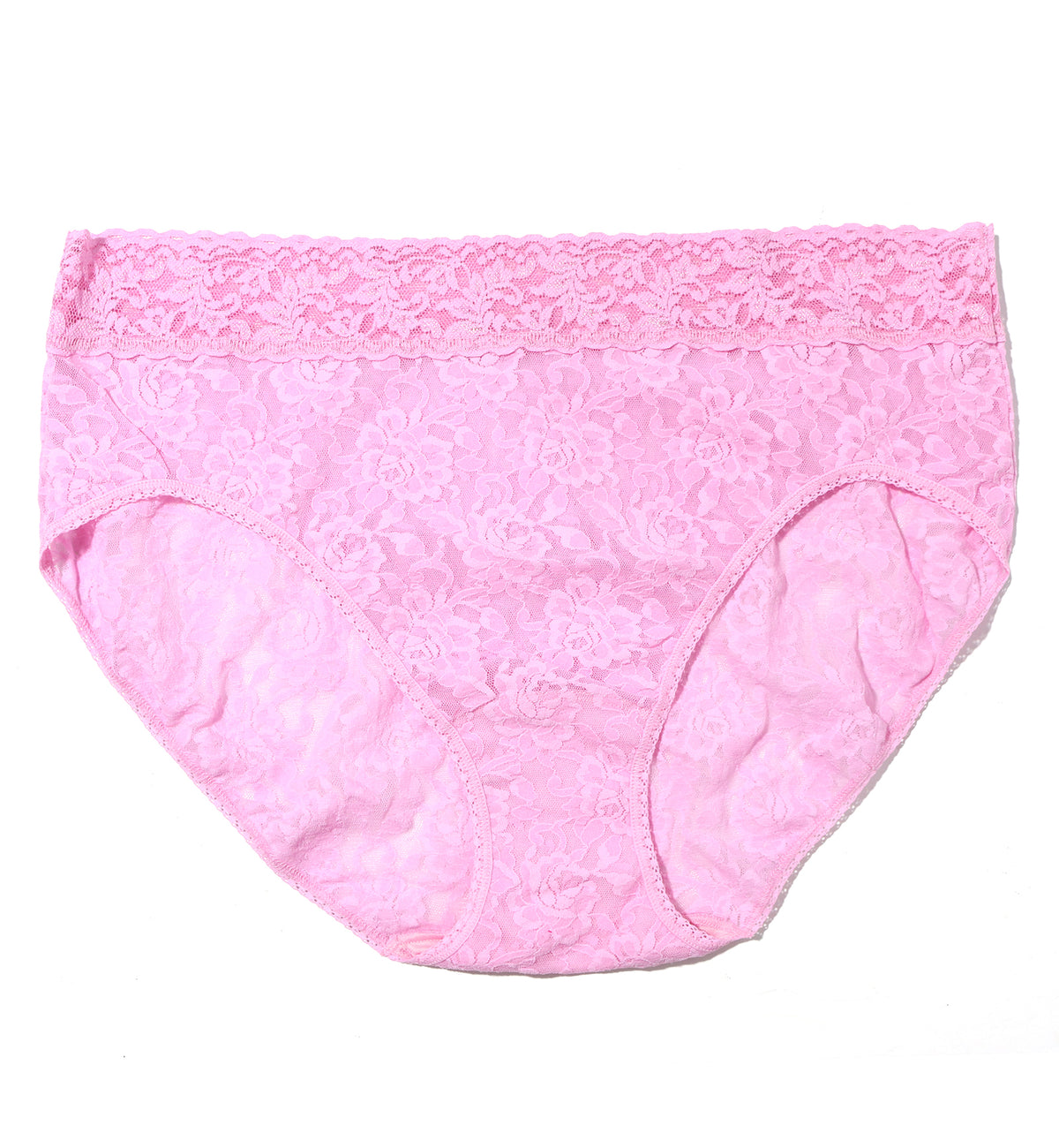 Hanky Panky Signature Lace French Brief PLUS (461X),1X,Cotton Candy - Cotton Candy,1X
