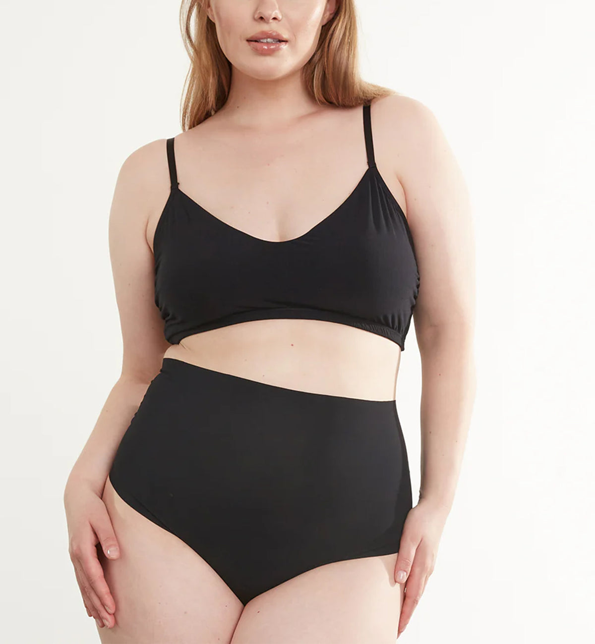 commando Butter High Rise Bikini (HRP04),XS,Black - Black,XS