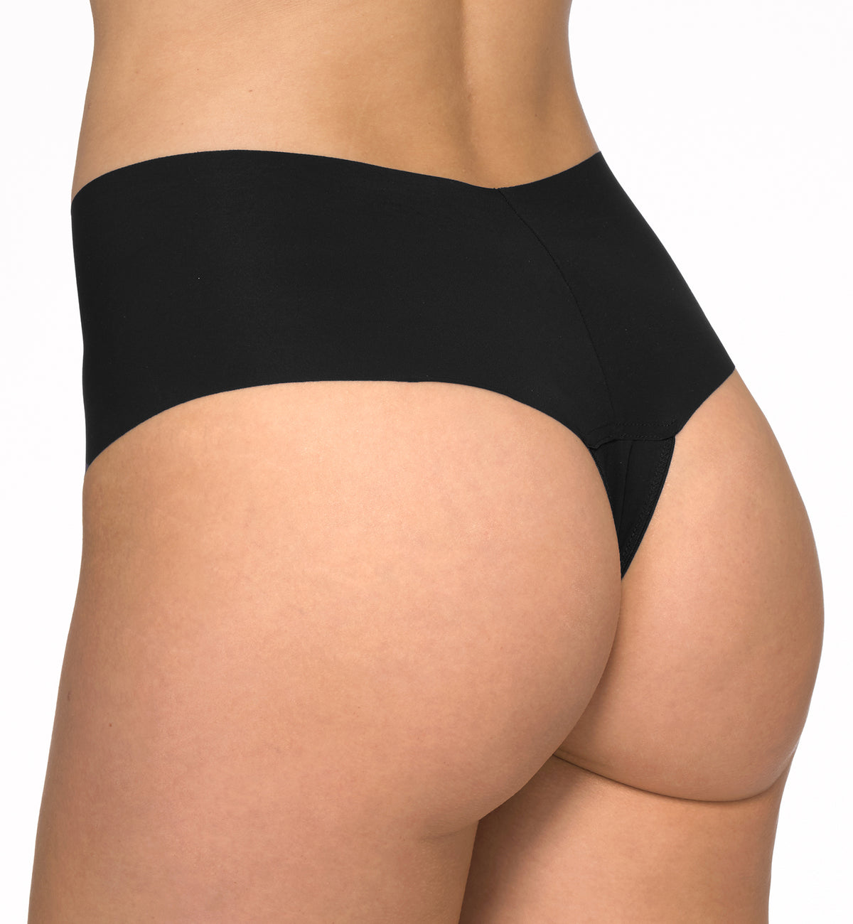 Hanky Panky BreatheSoft Hi-Rise Thong 3 PACK (6J1921B3PK),Small,Black/Bliss Pink/Cherryade - Black/Bliss Pink/Cherryade,Small