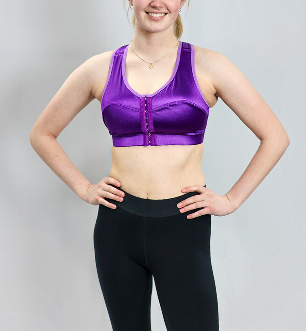 Enell Racer-Back Sports Bra (102),00,Purple Pansy - Purple Pansy,00