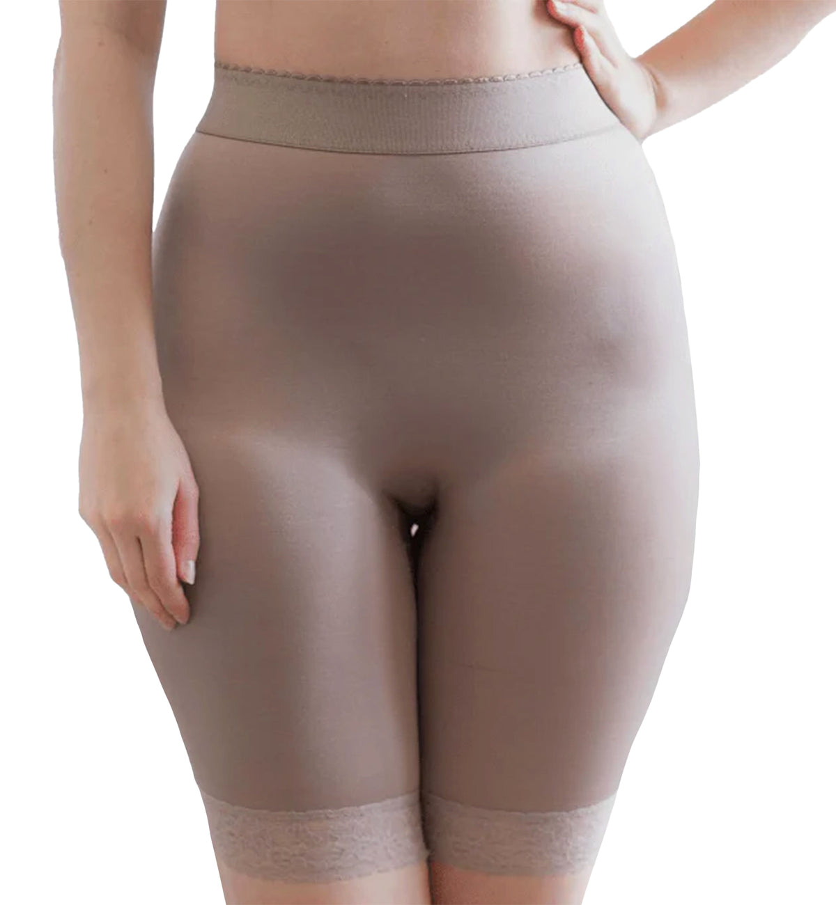 Rago Light Control High Waist Leg Shaper (518),Small,Mocha - Mocha,Small