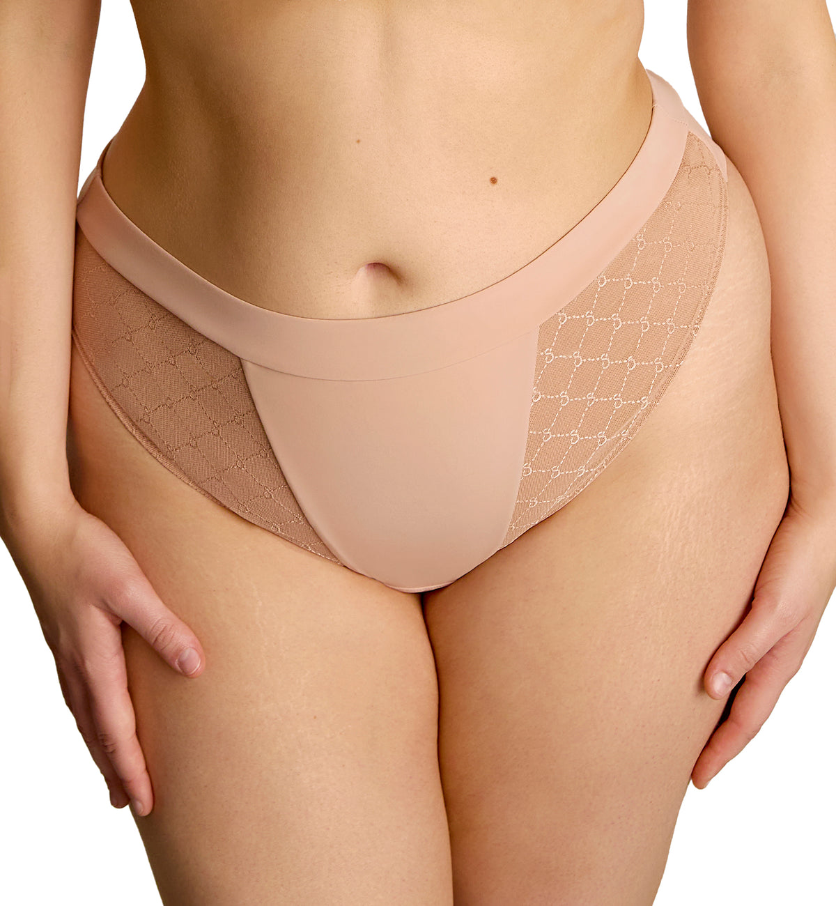 Sculptresse Muse Brazilian Brief (11443),Medium,Cameo Rose - Cameo Rose,Medium
