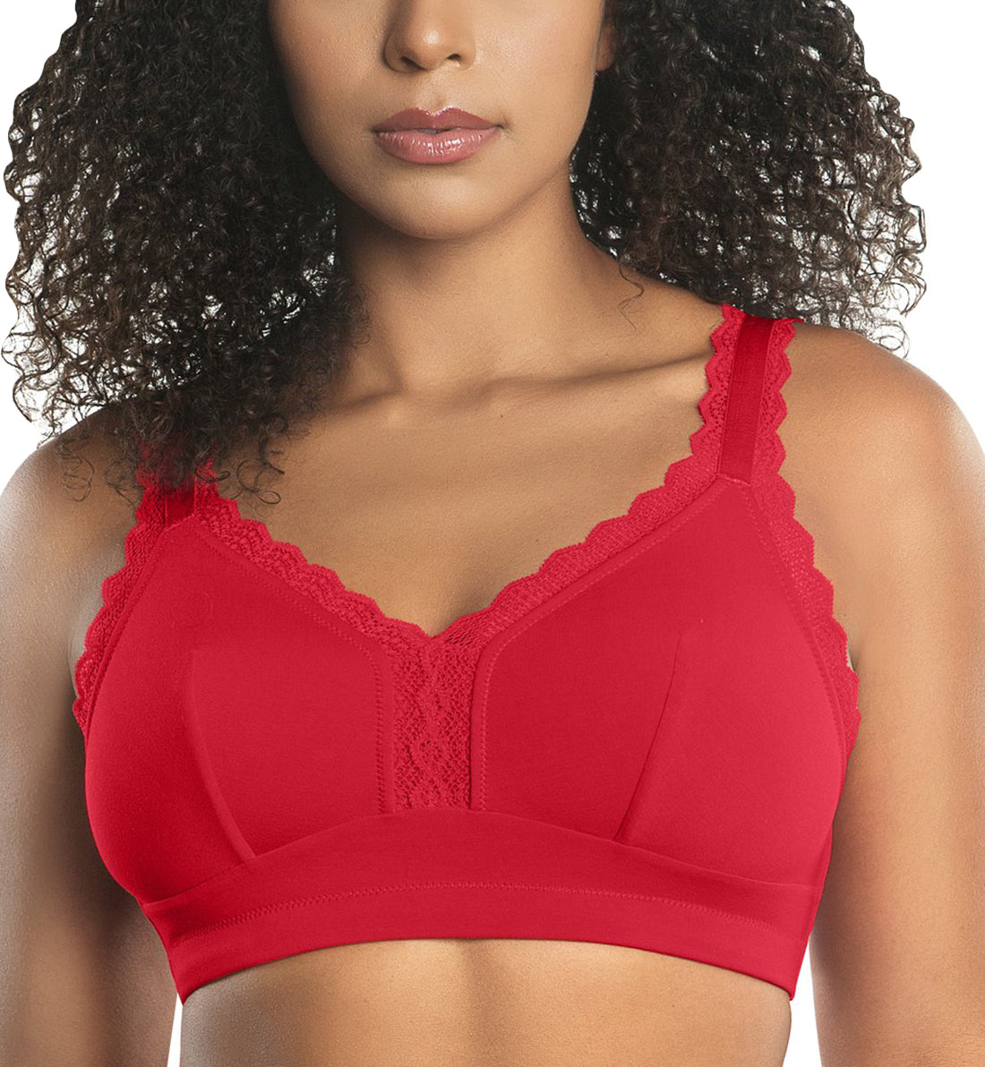 Parfait Dalis Soft Modal Bralette with J-Hook (5641)- Racing Red