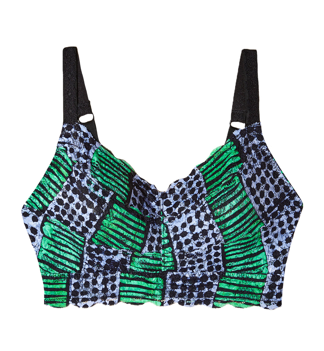 Cosabella NSN Printed CURVY Sweetie Bralette (NEVEP1310),XS,Aggie - Aggie,XS