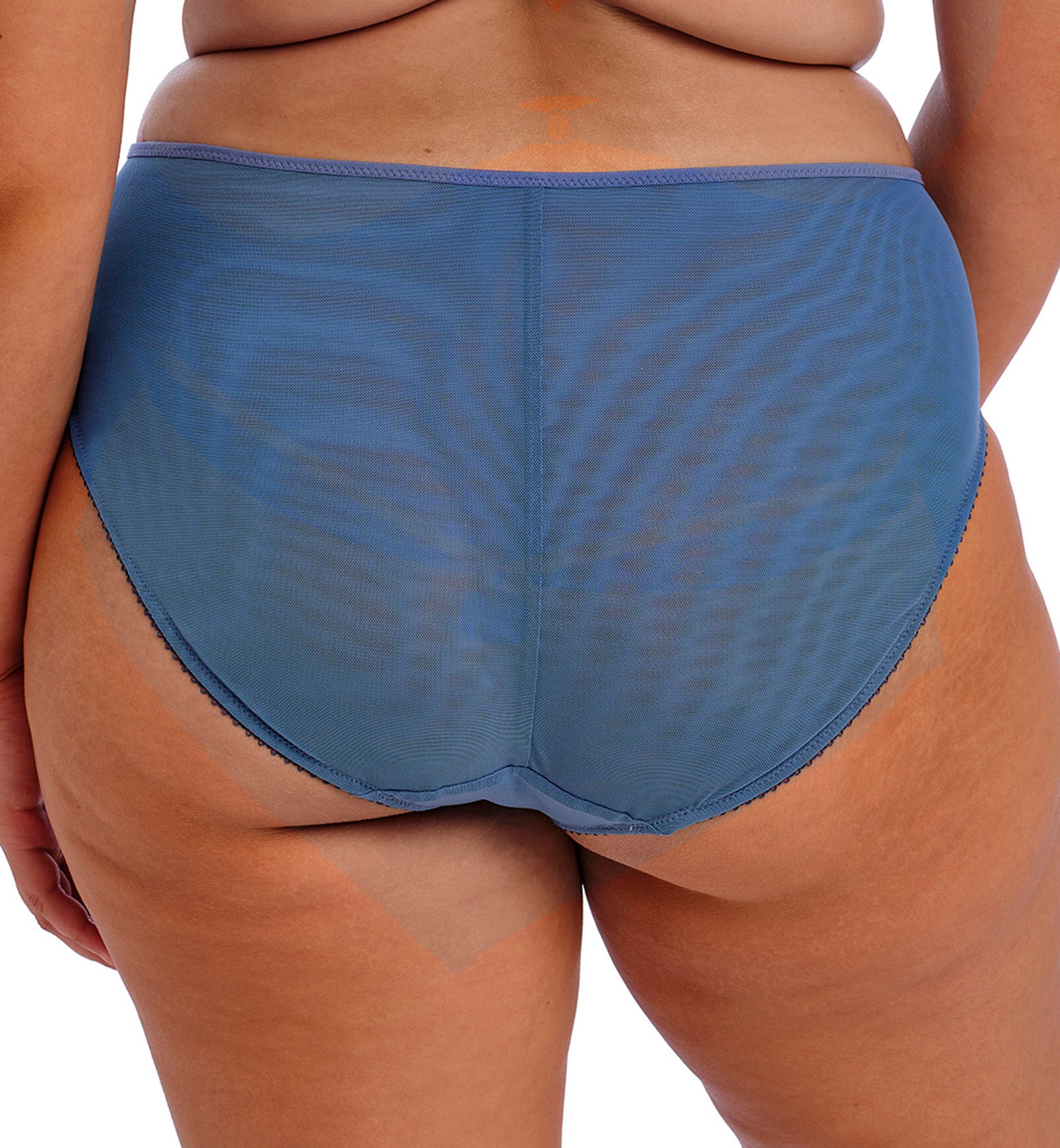 Elomi Namrah High Leg Brief Panty (301353),Medium,Stonewash - Stonewash,Medium