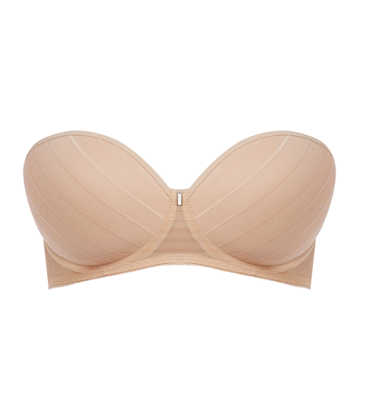 Freya Cameo Deco Strapless Moulded Underwire Bra (3163),28D,Sand - Sand,28D