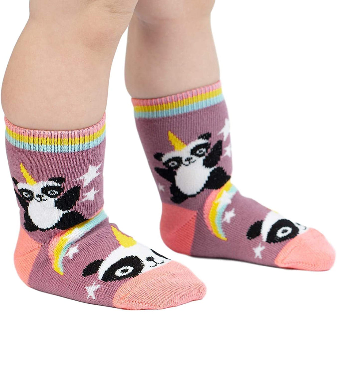 SOCK it to me Toddler Crew Socks (tc0091),Pandacorn - Pandacorn,One Size