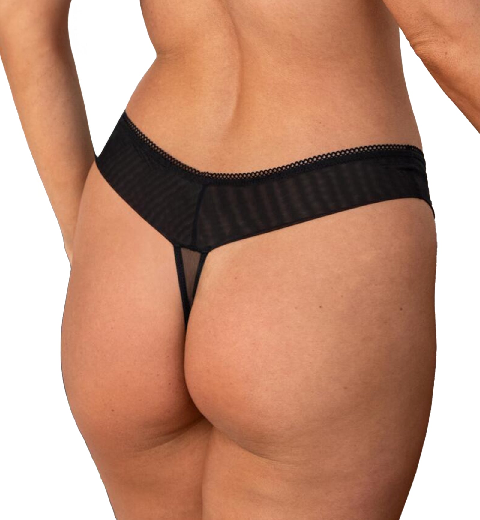 Pour Moi Ooo La La Thong (28604),XS,Black/Slate - Black/Slate,XS