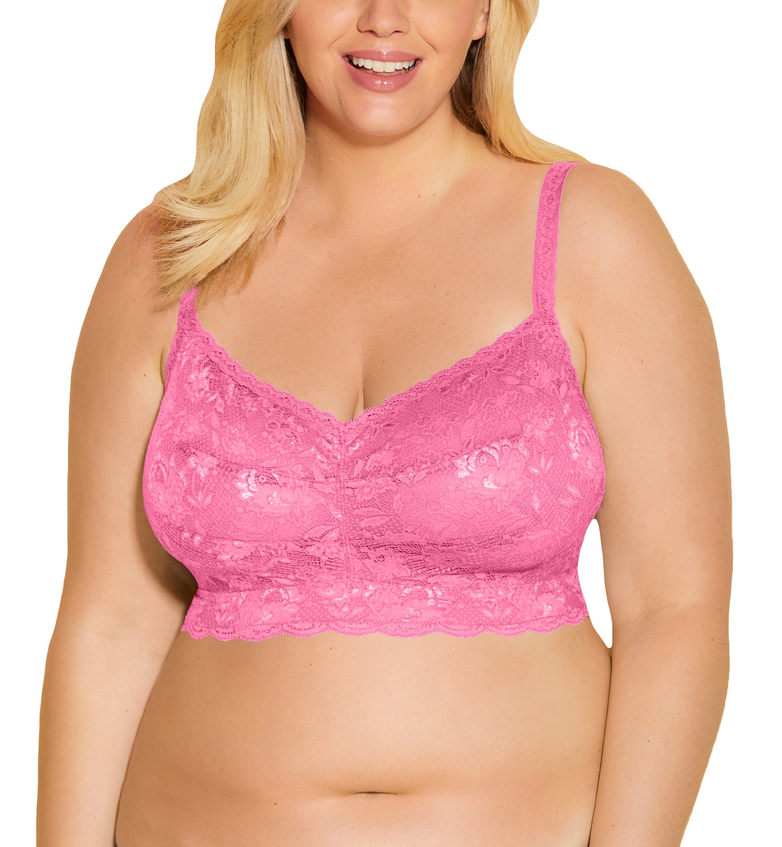 Cosabella NSN ULTRA CURVY Sweetie Bralette (NEVER1321),XS,Rani Pink - Rani Pink,XS