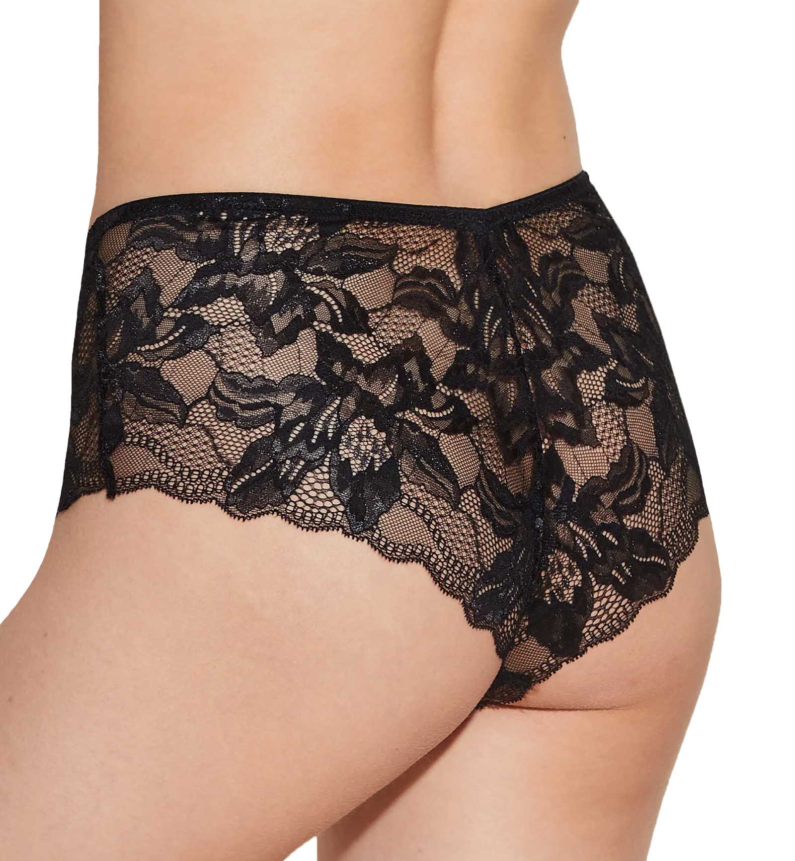 Cosabella Paradiso V Hipster Panty (PARAD0771),Small,Black - Black,Small