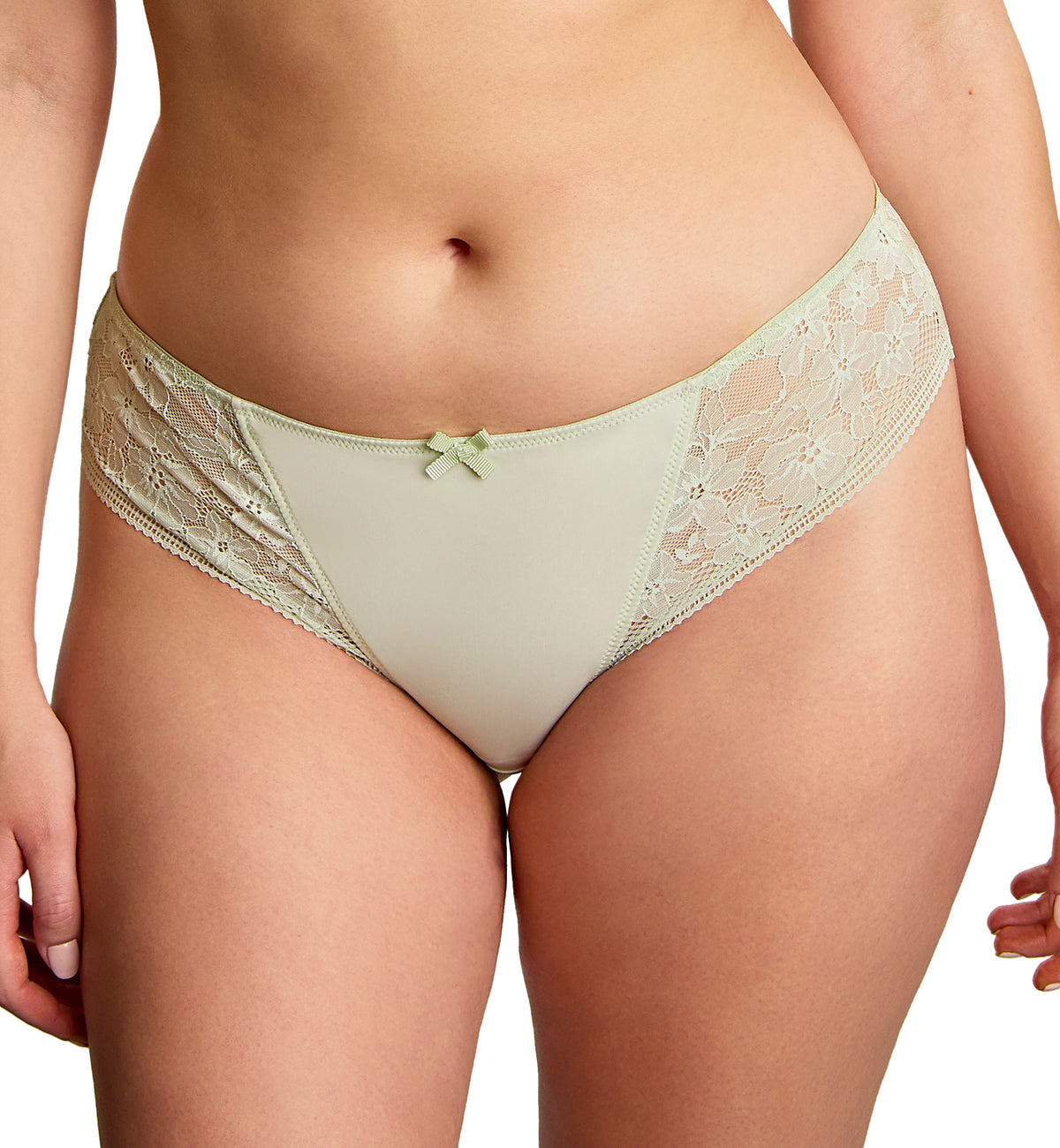Panache Celeste Brazilian Brief (11402),XS,Pistachio - Pistachio,XS