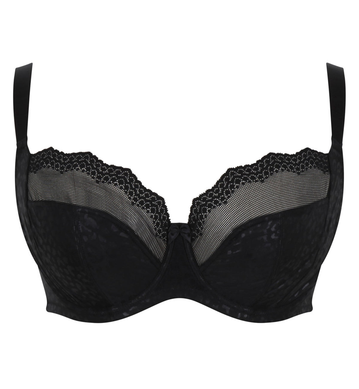 Sculptresse Esme Balcony Underwire Bra (10921),34E,Black Animal - Black Animal,34E