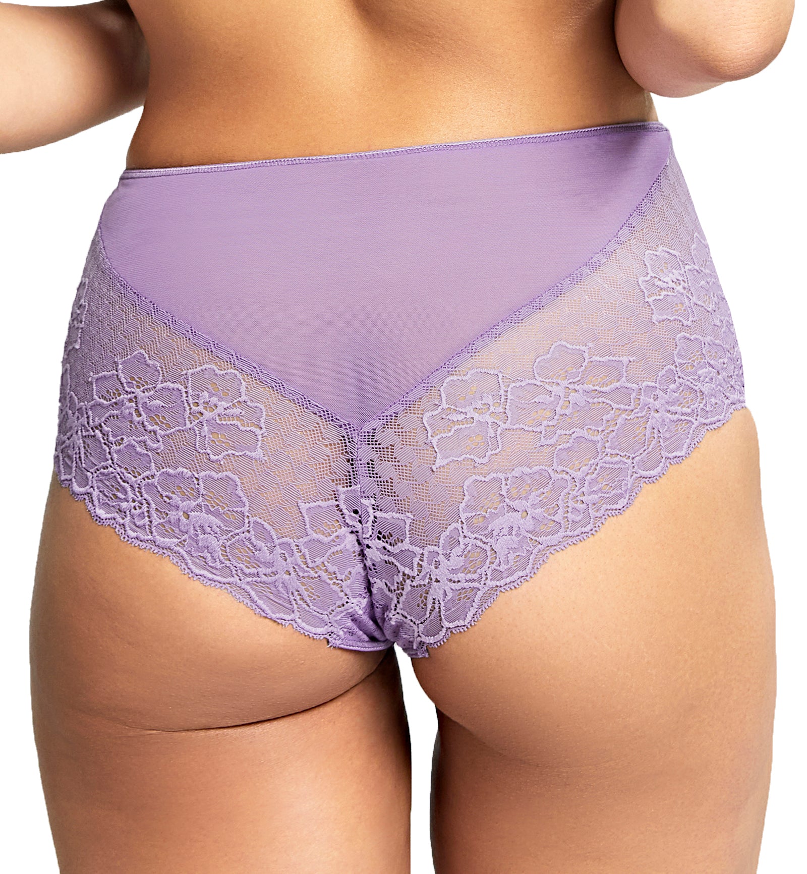 Panache Envy Matching Deep Brief (7283),Small,Violet - Violet,Small