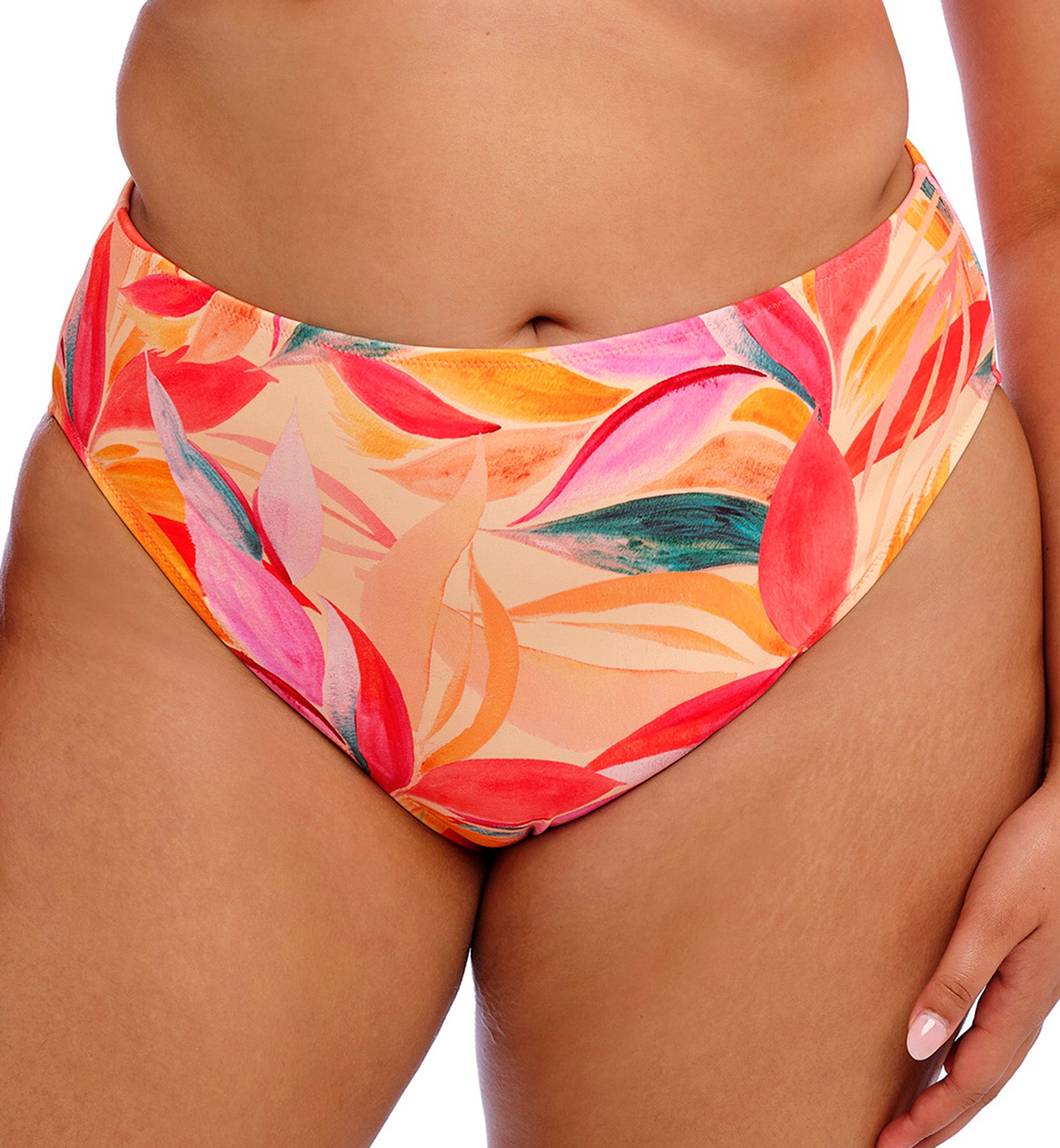 Elomi Sancho Beach Mid Rise Swim Brief (ES802572),UK 12,Mango - Mango,UK 12