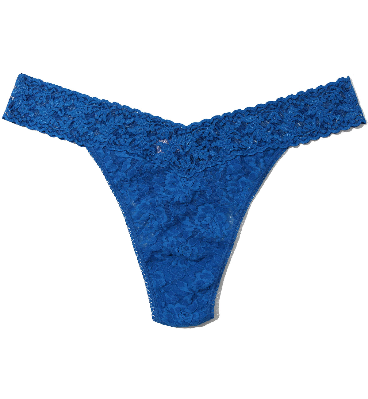 Hanky Panky Signature Lace Original Rise Thong PLUS (4811X),Deep Dive - Deep Dive,Plus Size