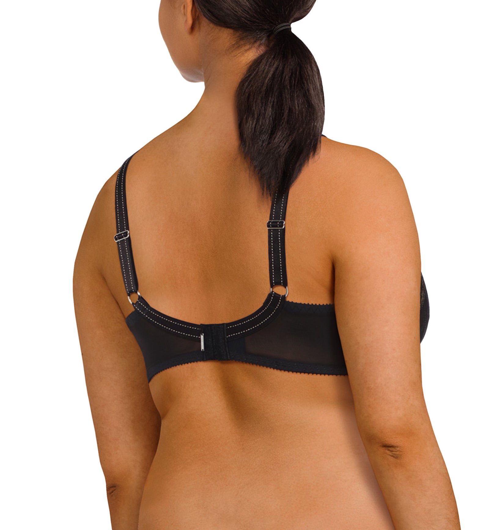 Chantelle Rive Gauche Full Coverage Underwire Bra (C32810),32D,Black - Black,32D