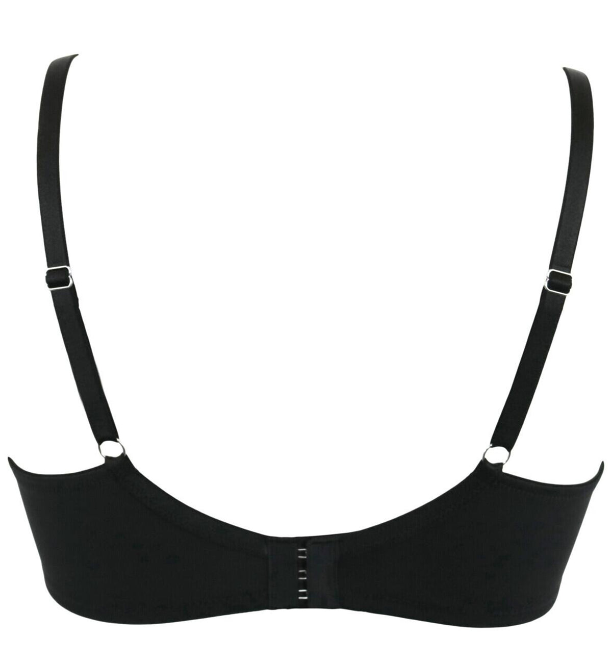 Pour Moi New Romance Non-Wired T-shirt Bra (184011),32D,Black/Rose - Black/Rose,32D