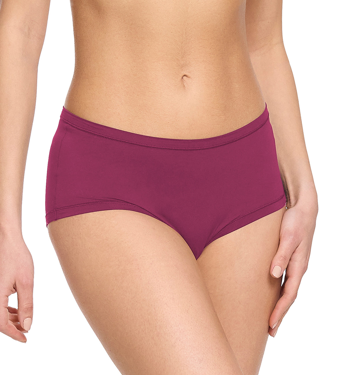 Hanky Panky YourFit Boyshort (6S1294),Medium,Mulled Wine - Mulled Wine,One Size
