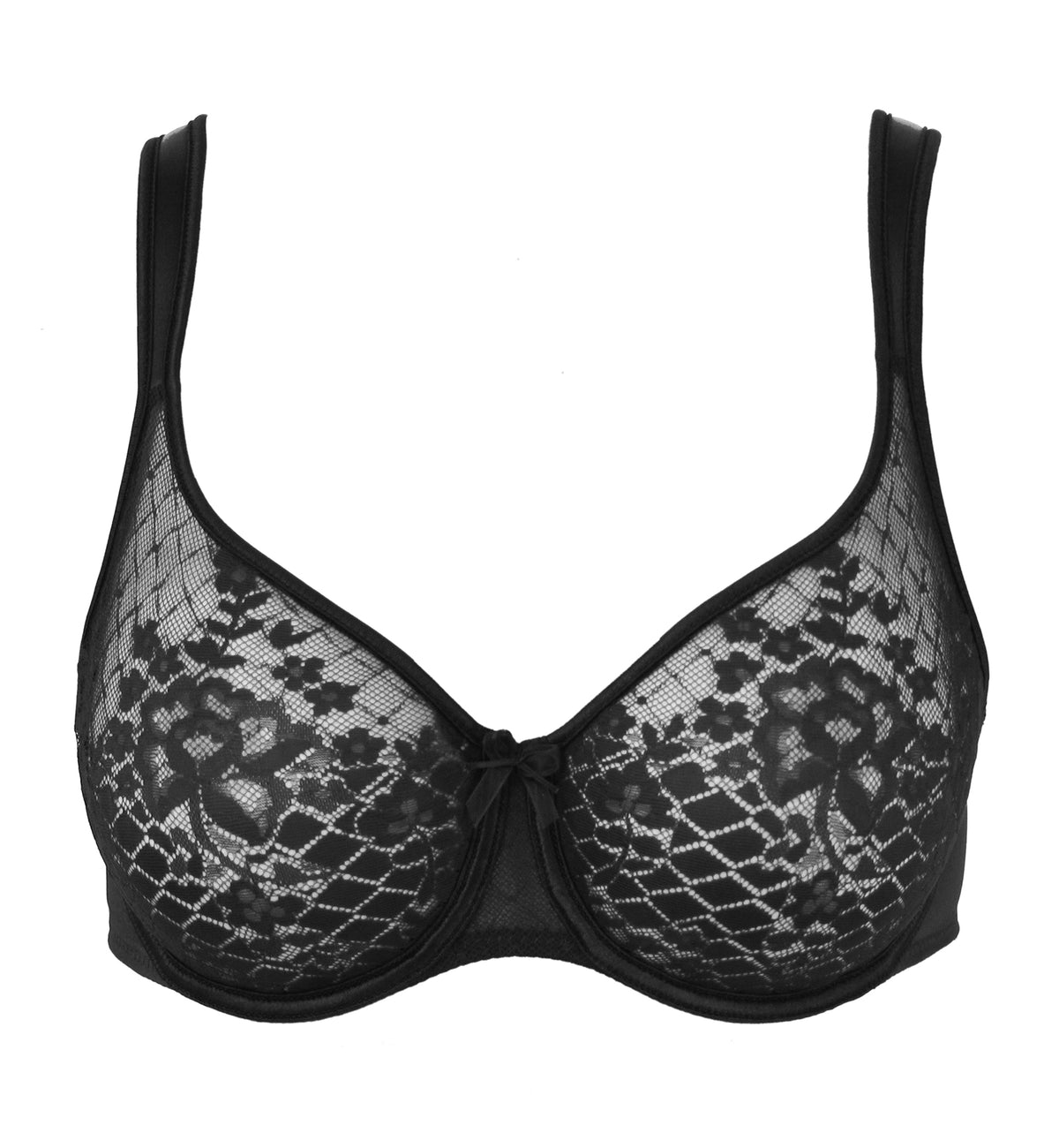 Empreinte Melody Seamless Full Cup Underwire Bra (0786),30E,Black - Black,30E