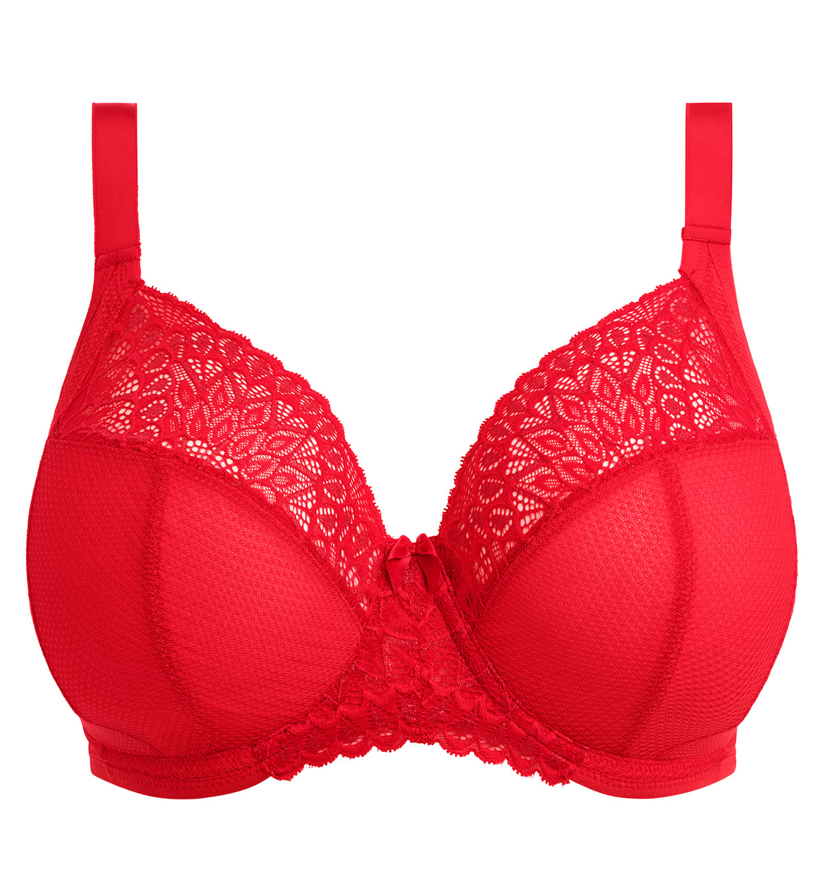 Elomi Tiernie Plunge Underwire Bra (303334),32GG,Red - Red,32GG