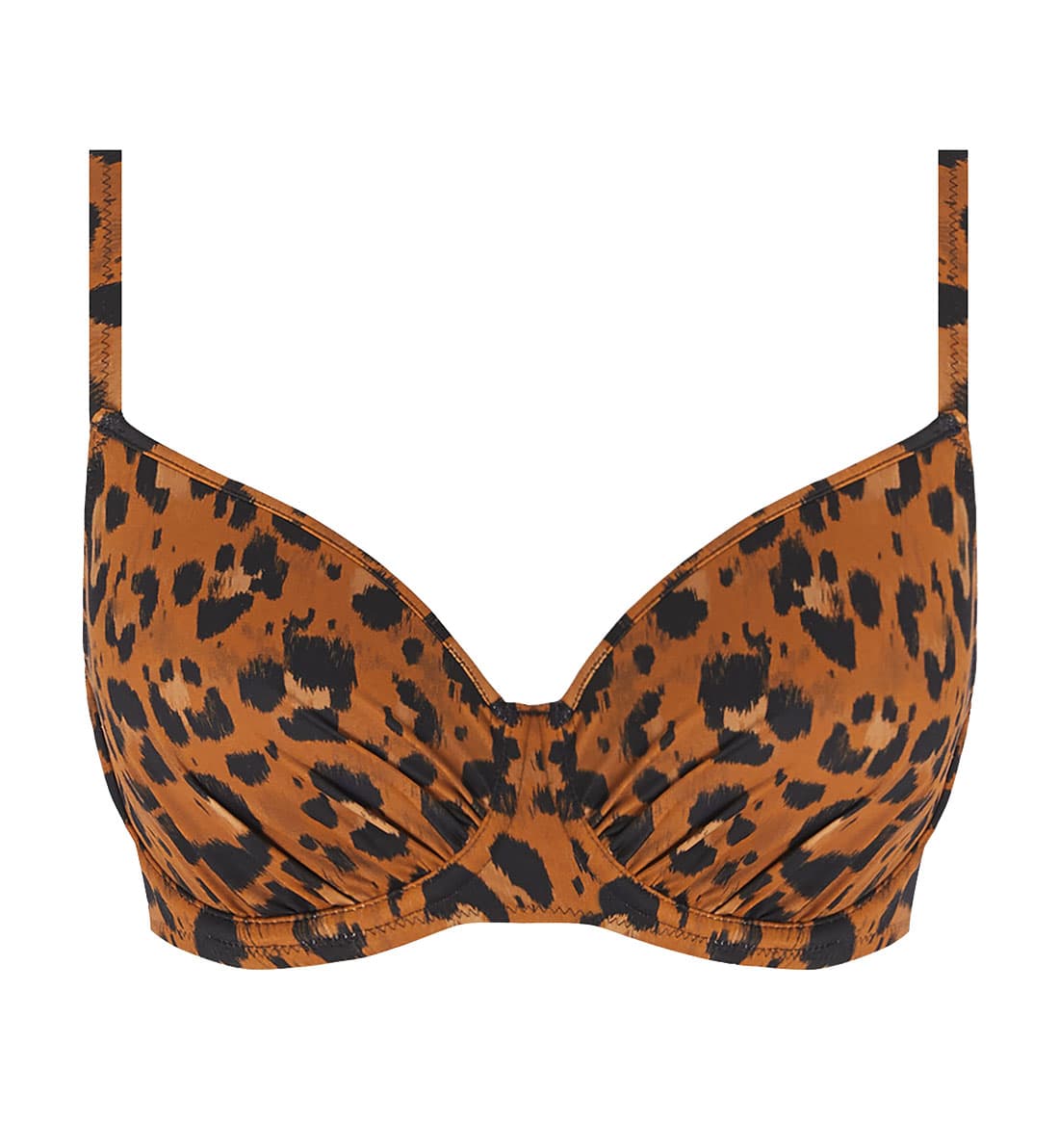 Freya Roar Instinct Underwire Idol Molded Bikini Top (6982),28FF,Leopard - Leopard,28FF