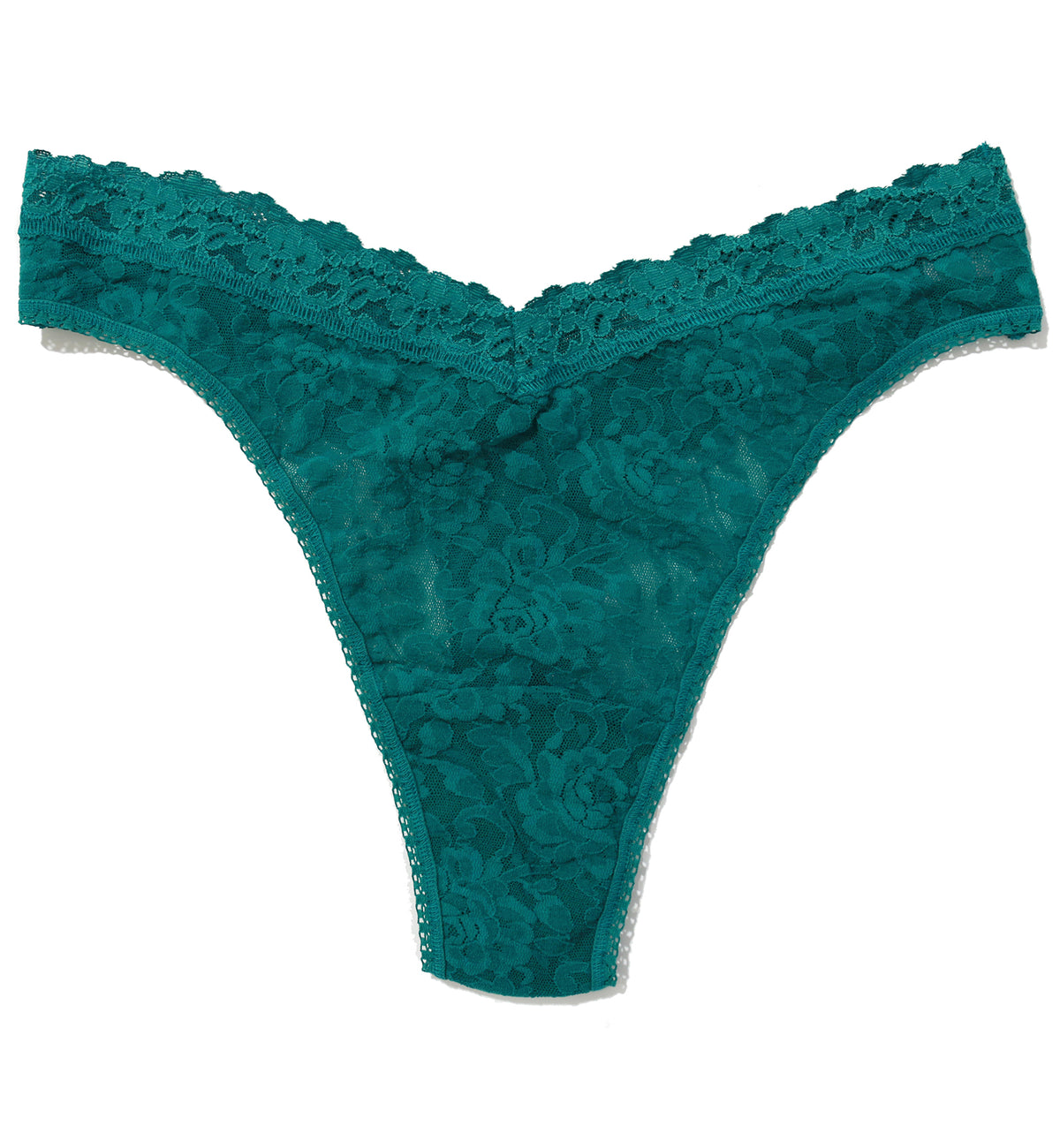 Hanky Panky Signature Lace V-Front High Cut Thong (481854),XS,Northern Lights - Northern Lights,XS