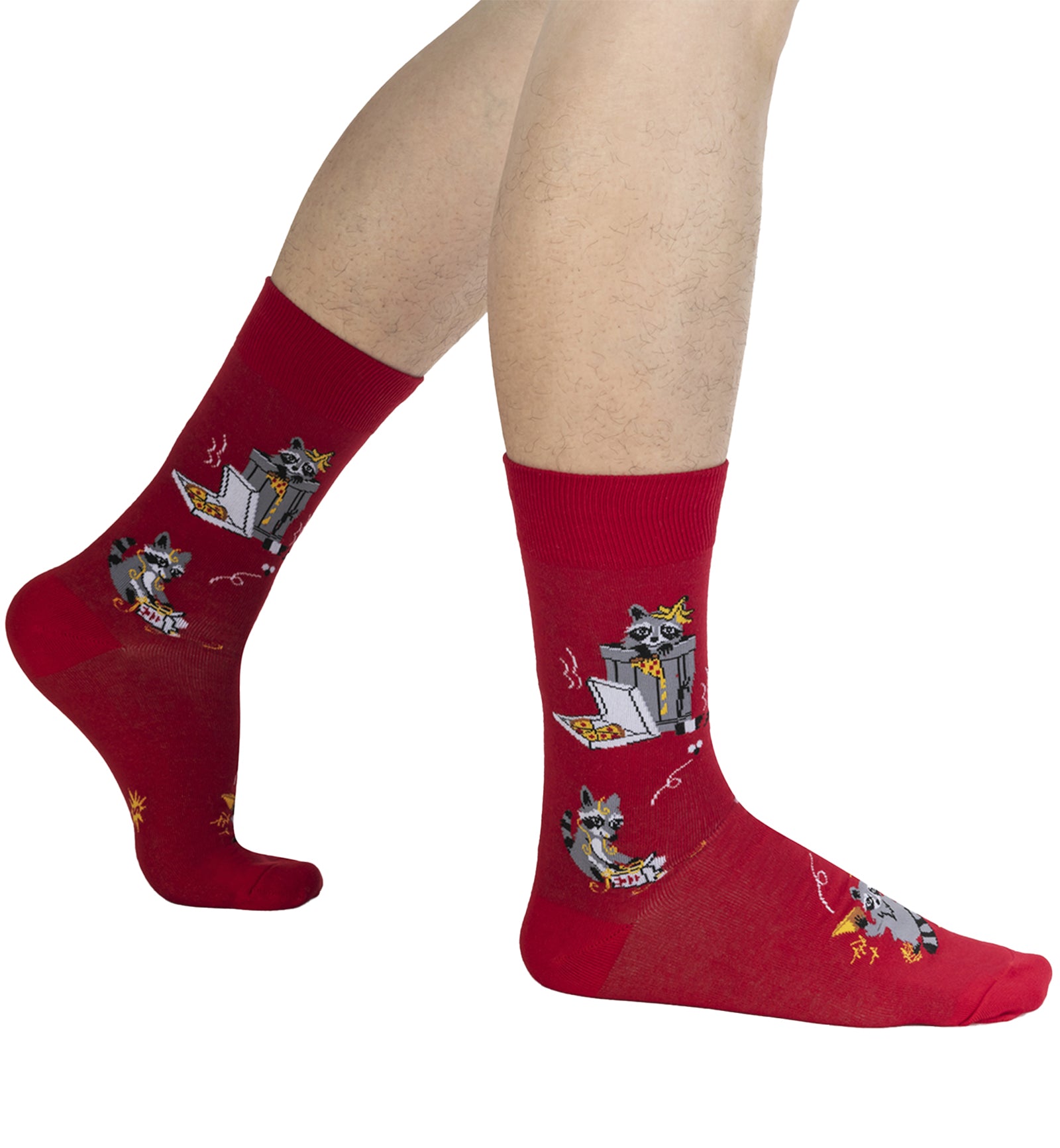 SOCK it to me Men's Crew Socks (MEF0620),Trash Pandas - Trash Pandas,One Size