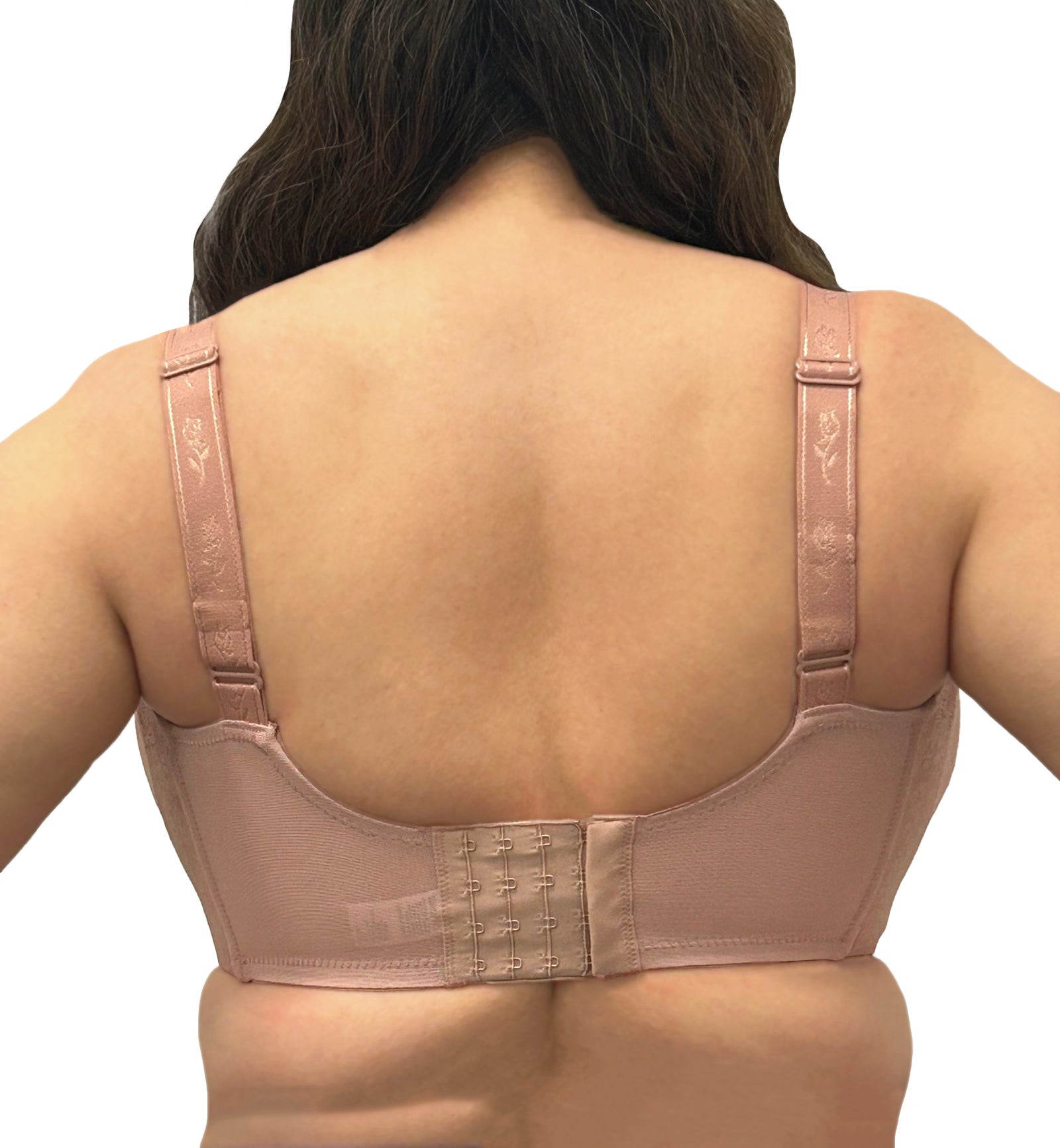 Elila Curvy Chic Lace Cami Underwire Bra (2101),36F,Dusty Rose - Dusty Rose,36F