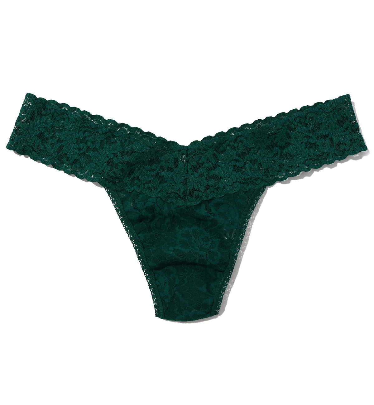 Hanky Panky Signature Lace Low Rise Thong (4911P),Spruce - Spruce,One Size
