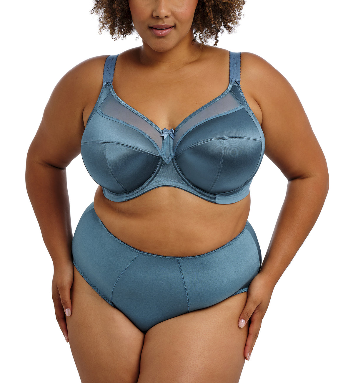 Goddess Keira Matching Brief (6095),Medium,Mediterranean Blue - Mediterranean Blue,Medium