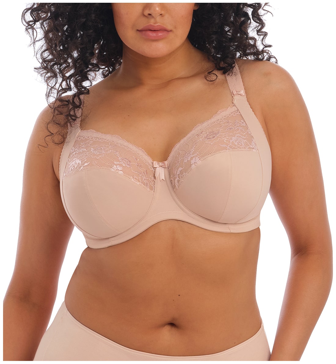 Elomi Morgan Stretch Lace Banded Underwire Bra (4111),32GG,Sahara - Sahara,32GG