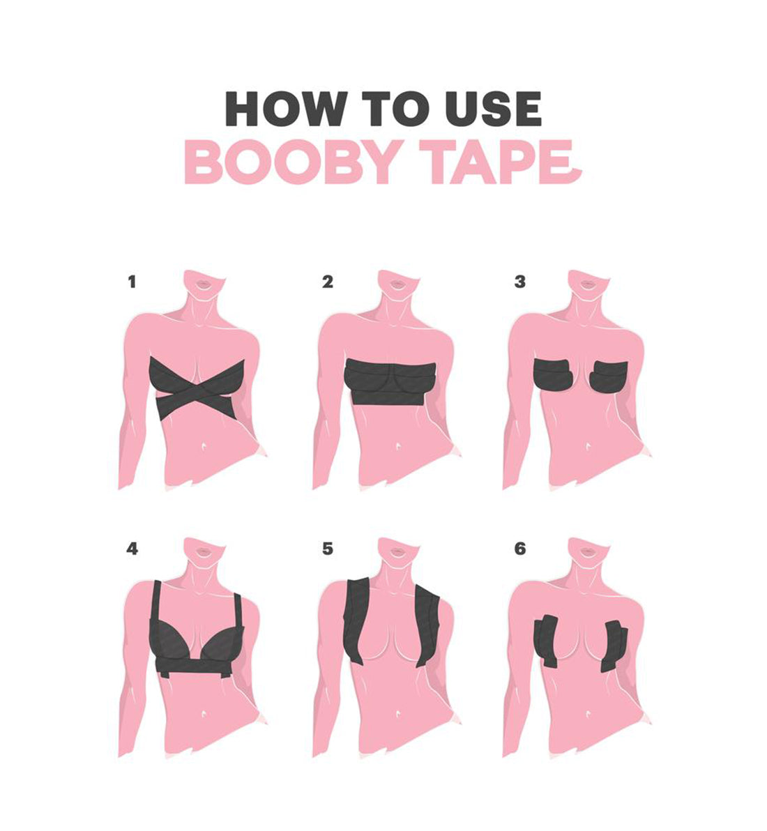 BOOBY TAPE The Original Breast Tape,5 m,White - White,One Size
