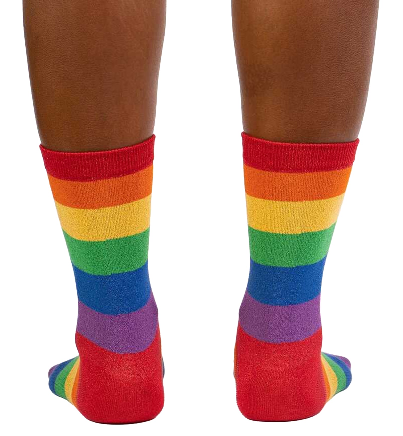 SOCK it to me Women's Crew Socks (w0277),Radiant Rainbow - Radiant Rainbow,One Size
