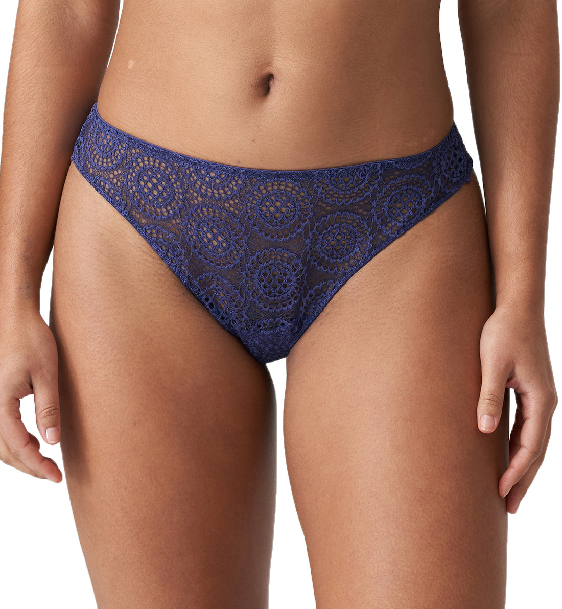 PrimaDonna Twist Petit Paris Matching Thong (0642140),XS,French Indigo - French Indigo,XS