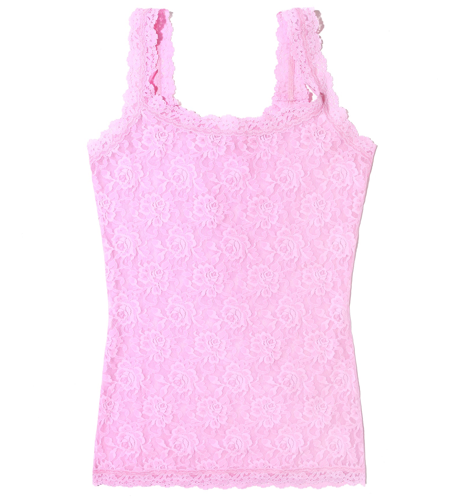 Hanky Panky Signature Lace Unlined Camisole (1390LP),XS,Cotton Candy - Cotton Candy,XS
