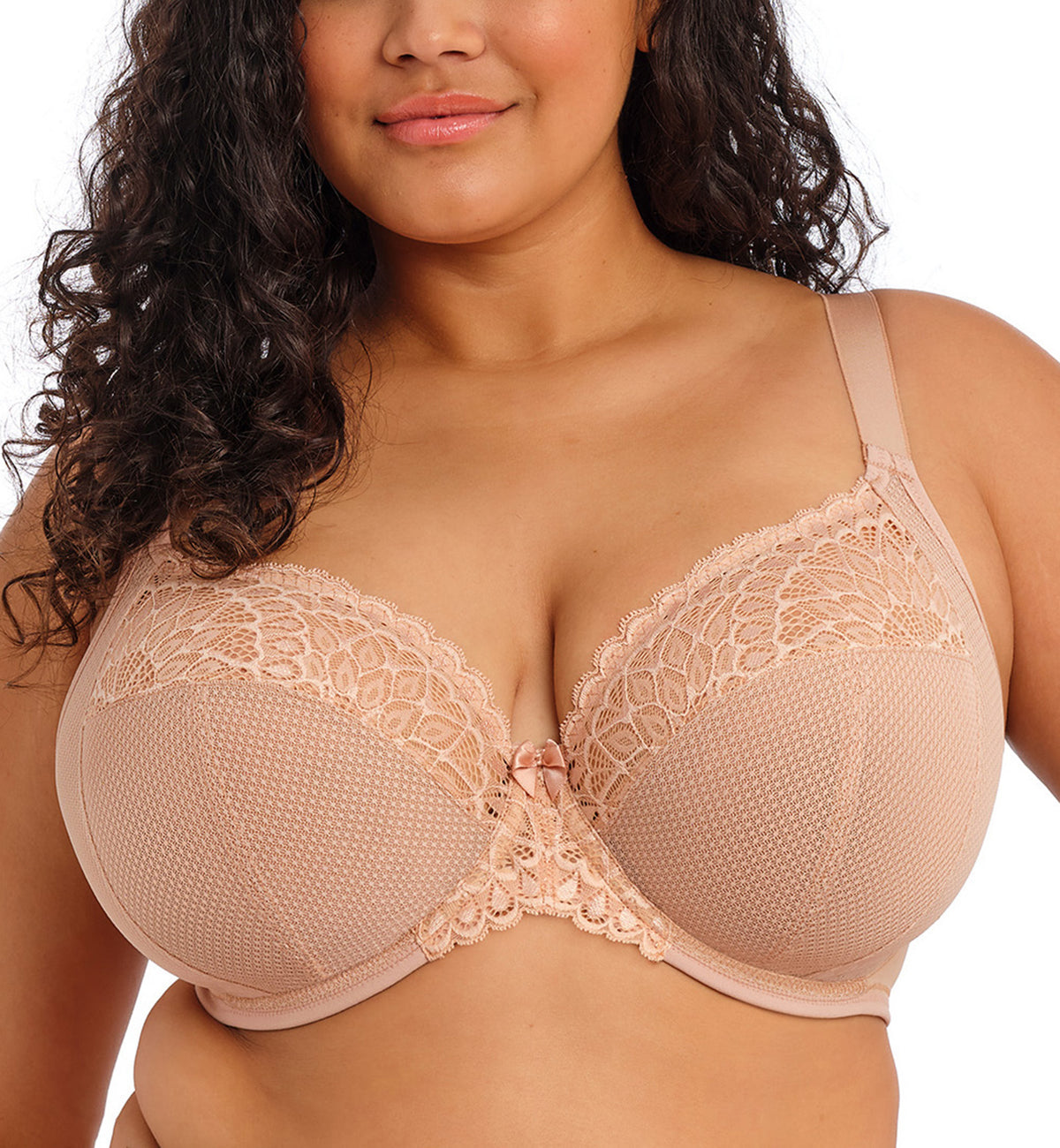 Elomi Tiernie Plunge Underwire Bra (303334),32GG,Sahara - Sahara,32GG