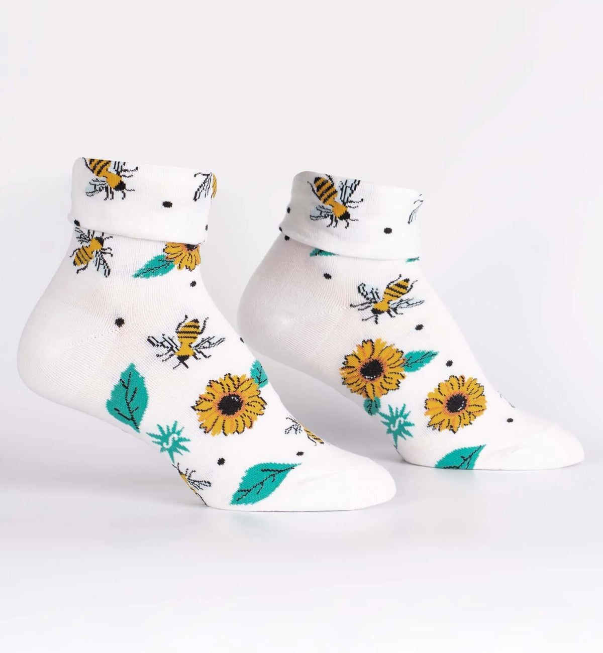 SOCK it to me 2-Way Turn Cuff Crew Socks (q0008),Yas Queen - Yas Queen,One Size