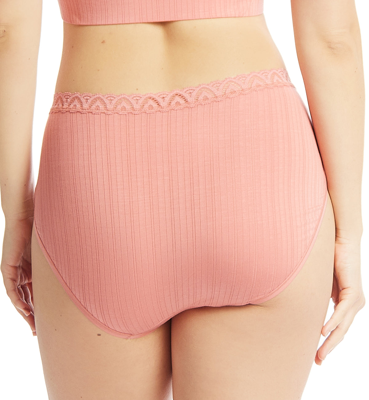 Hanky Panky MicroStripe French Brief (624612),XS,Antique Rose - Antique Rose,XS