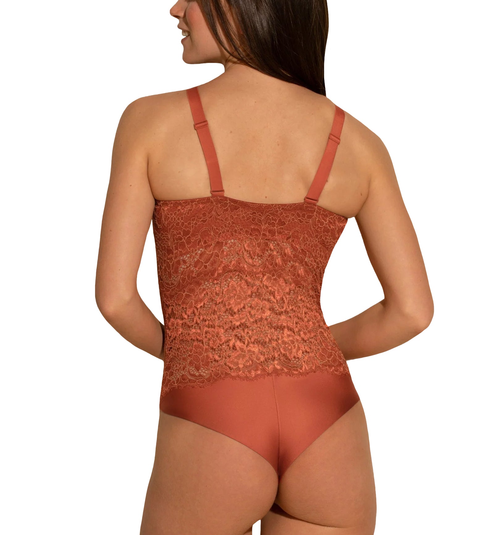 Cosabella Pret-A-Porter CURVY Plunge Teddy (PRETA2222),Small,Sahara/Taaja Mango - Sahara/Taaja Mango,Small