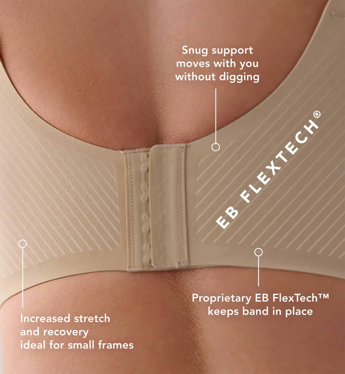 Evelyn & Bobbie BUSTY Bra (1891﻿),Small Plus,Sand - Sand,Small Plus
