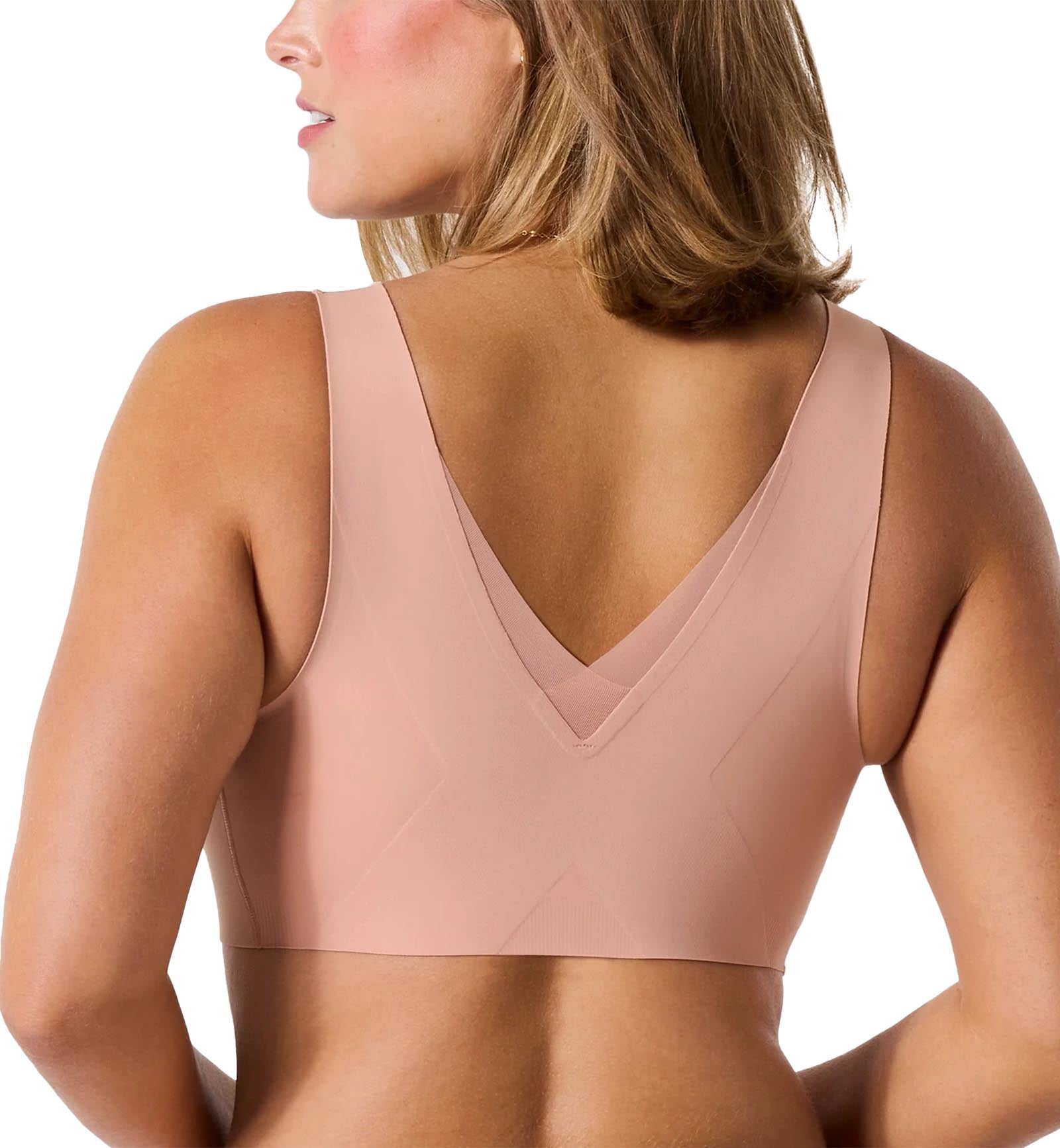Evelyn & Bobbie Mesh EVELYN Deep V-Neck Bralette (1866),Small,Himalayan Salt Mesh - Himalayan Salt Mesh,Small
