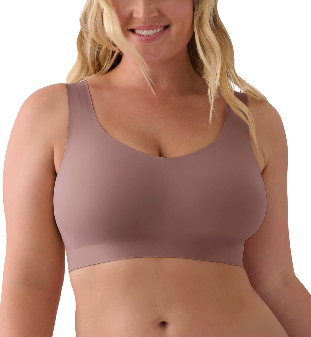 Evelyn & Bobbie DEFY V-Neck Bralette w/ Removable Pads (1728﻿),Small,Willow - Willow,Small
