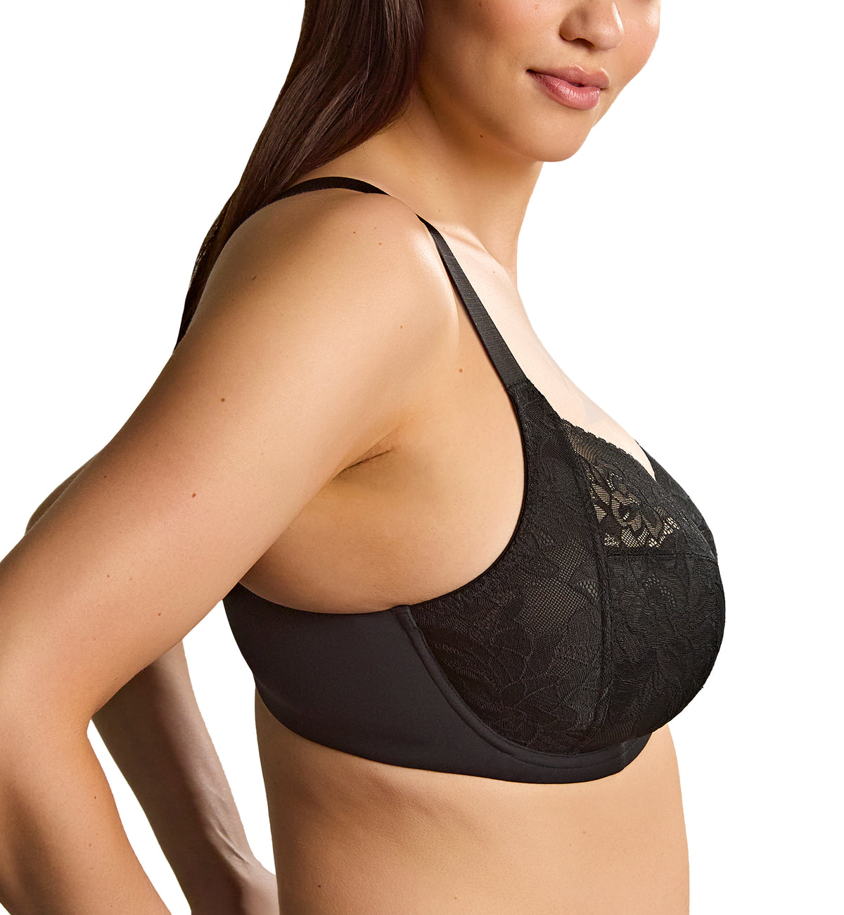Sculptresse Dream Comfort Full Cup Underwire Bra (11505),32G,Black - Black,32G