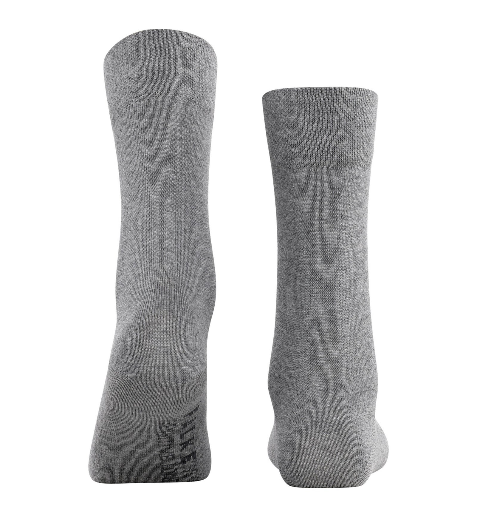 FALKE Sensitive London Crew Socks (46472),5/7.5,Light Grey Melange - Light Grey Melange,5/7.5