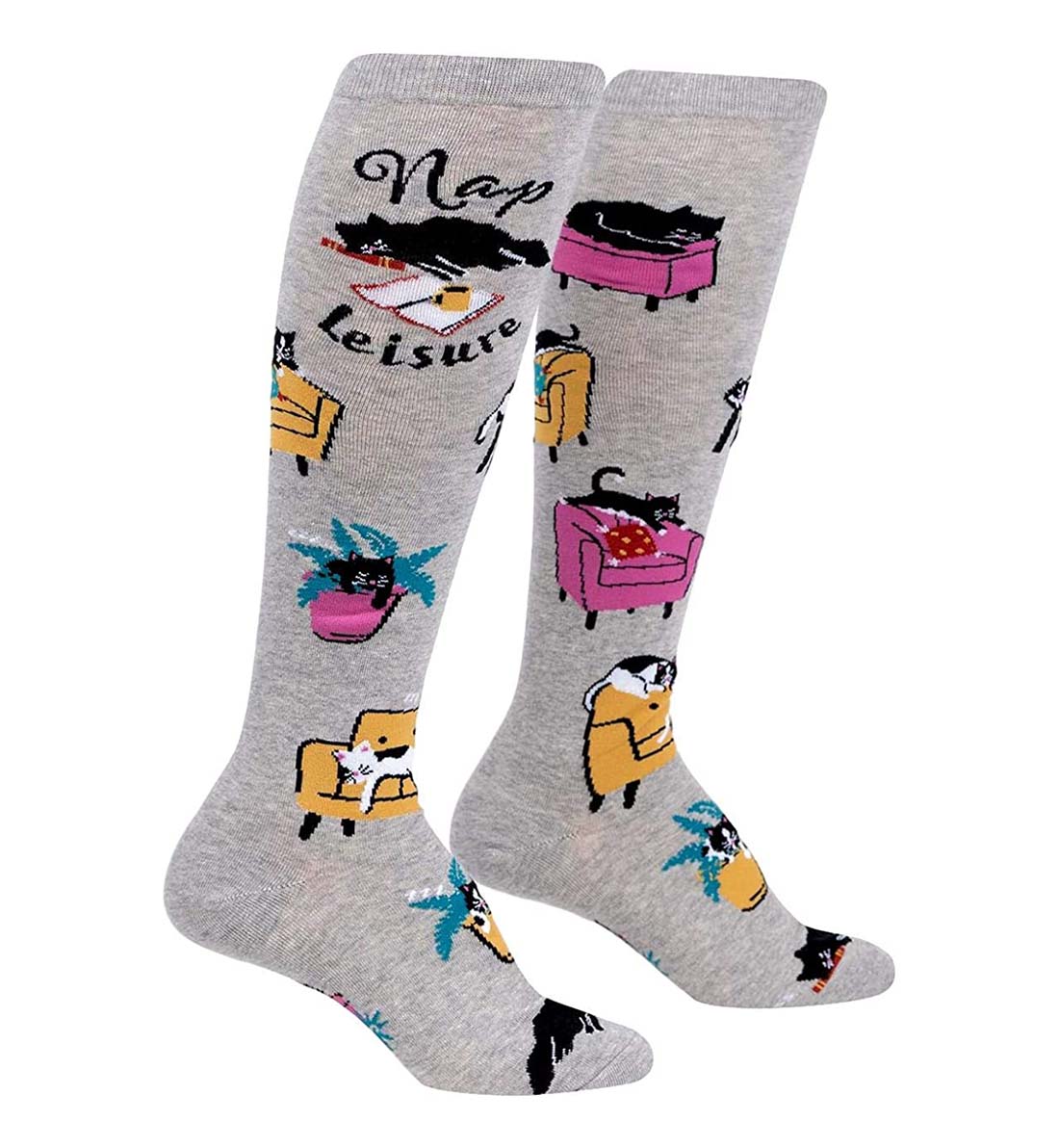 SOCK it to me Unisex Knee High Socks (f0516), Nap Leisure - Nap Leisure,One Size