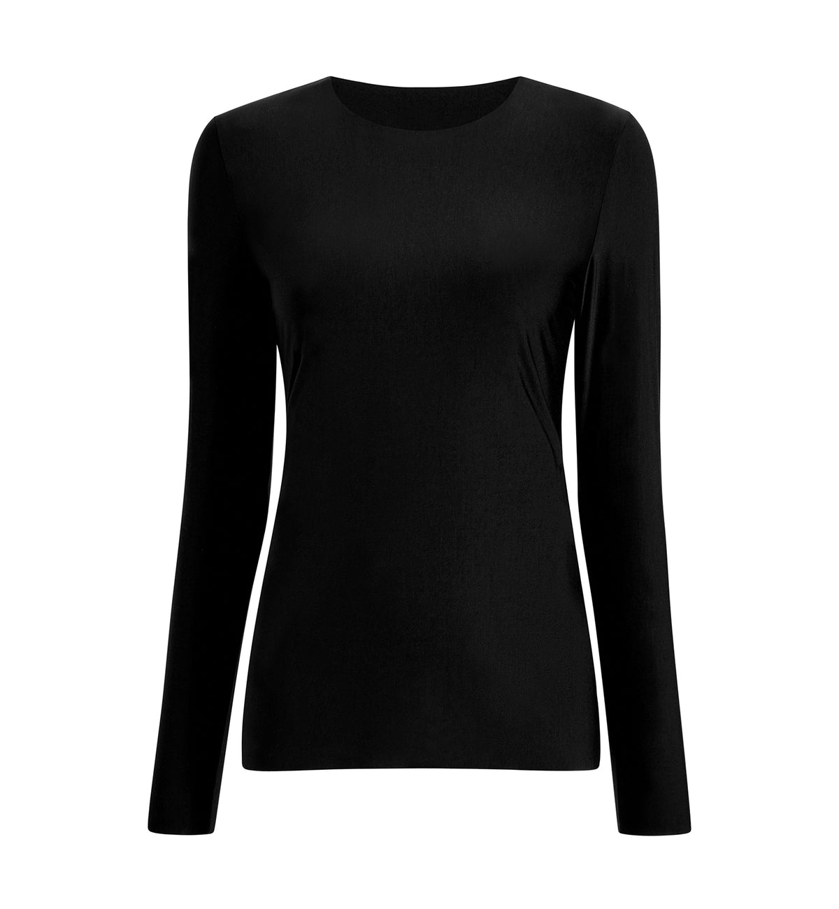 commando Butter Long Sleeve Crew Neck (TS38),XS,Black - Black,XS