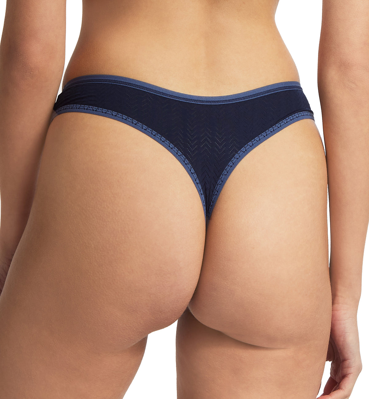 Hanky Panky MoveCalm Natural Rise Thong (2P1664),XS,Blackberry Crumble/Waterfall Blue - Blackberry Crumble/Waterfall Blue,XS