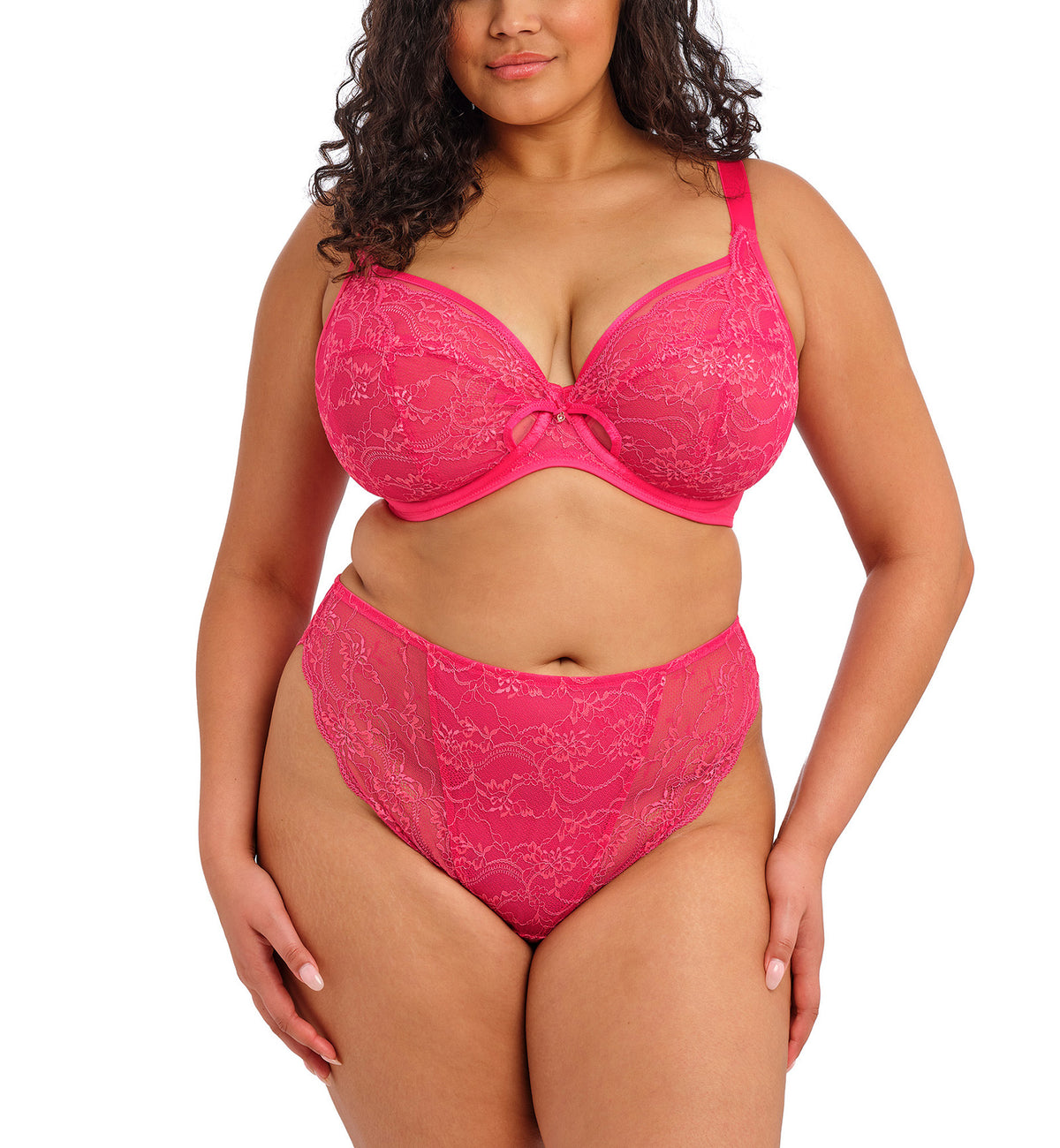 Elomi Darcie Brazilian Brief (302955),Small,Azalea - Azalea,Small