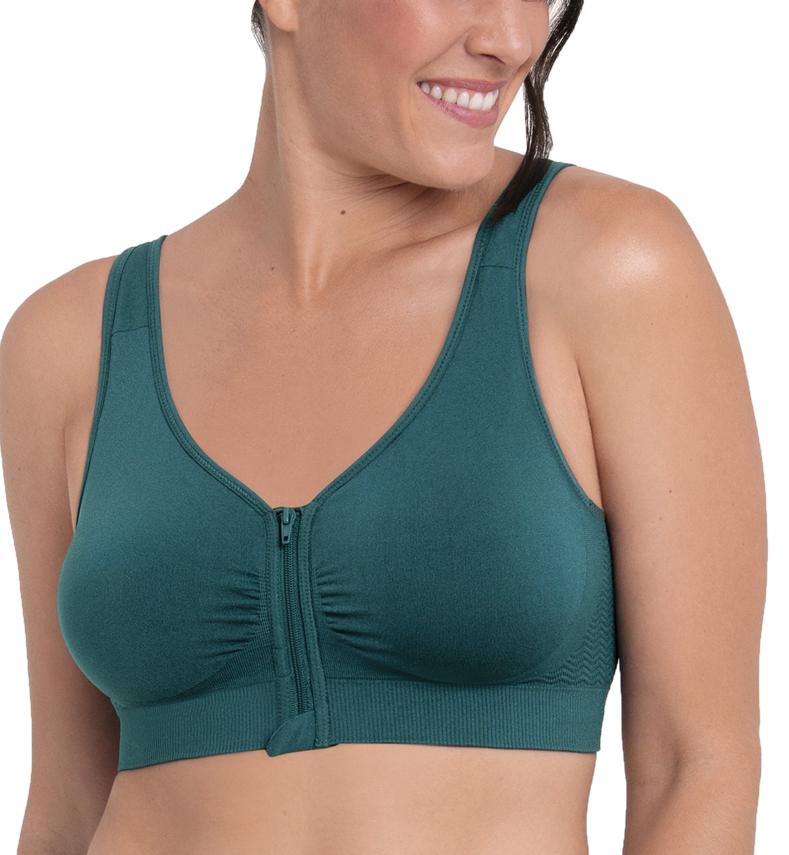 Anita Care Lynn Pocketed Post Surgery Bra (5768X),XS,Emerald - Emerald,XS