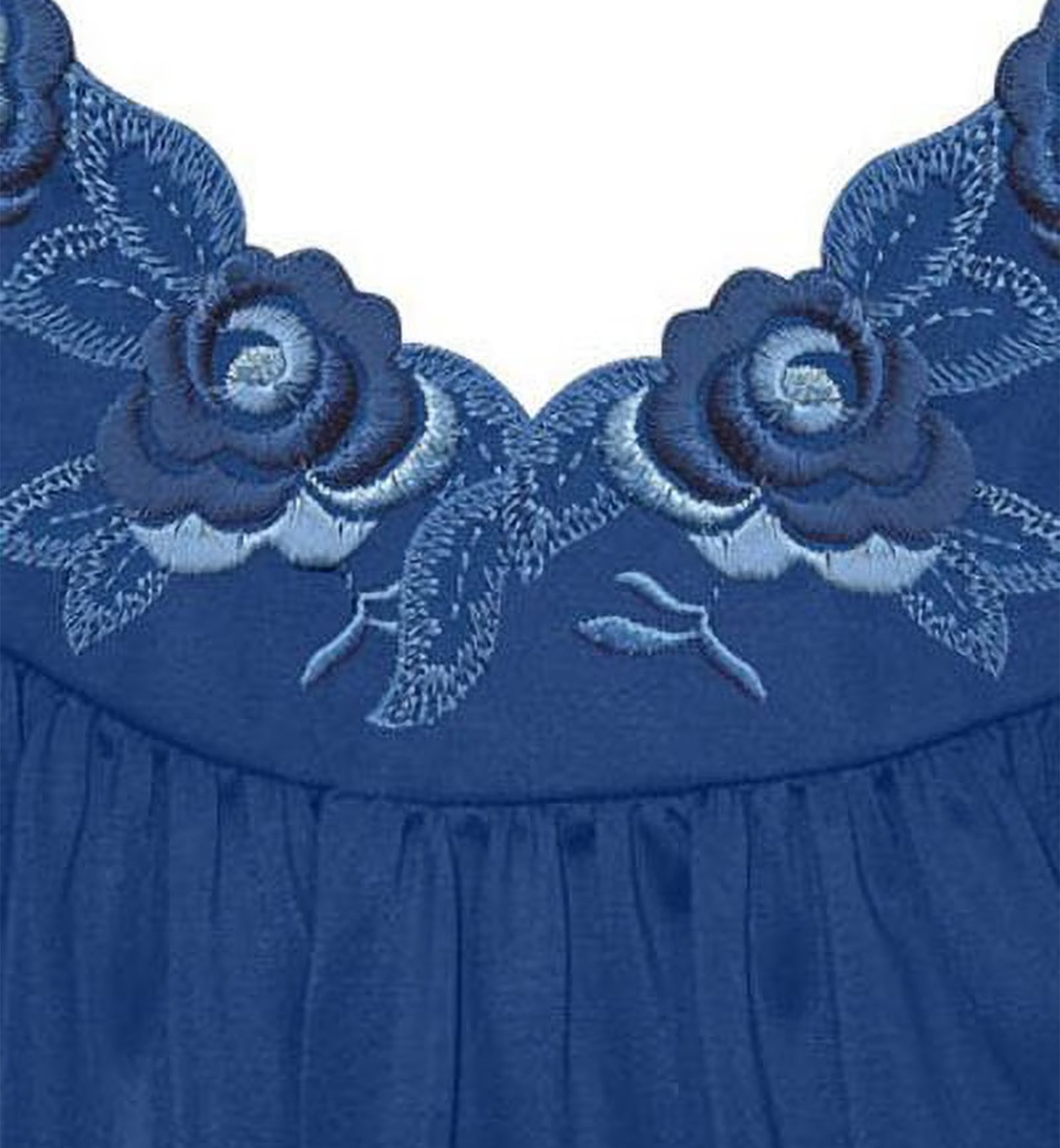 Shadowline Petals Long Sleeve Long Nightgown (33280),S,Navy - Navy,Small